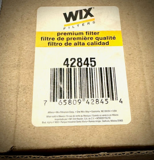 Wix Air Filter, 542845