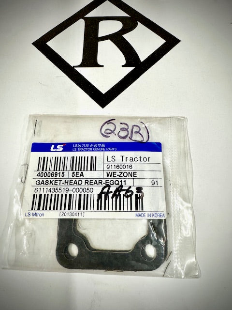 LS Tractor Gasket Head Rear, 40006915
