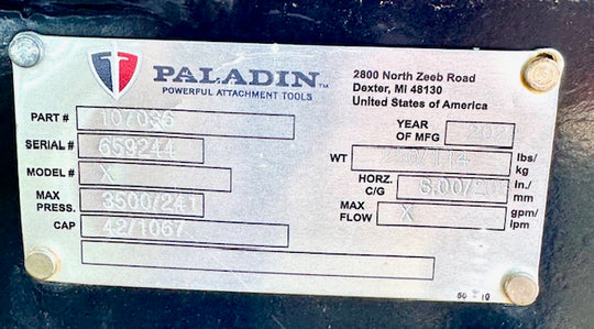 Rental Paladin 42" Brush Grapple, 659244