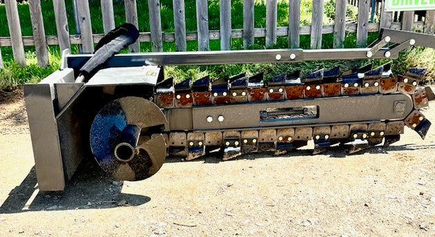 Rental Trencher with 8" x 48" Dirt Chain, XTrench48, 306405