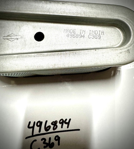 Briggs & Stratton Air Cleaner Cartridge Filter, 496894S