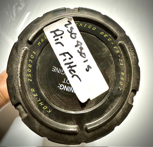 Kohler Engines Primary Element Air Filter, 2508301S