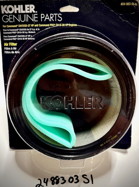 Kohler Air Filter Pre-Cleaner Kit, 24 883 03-S1
