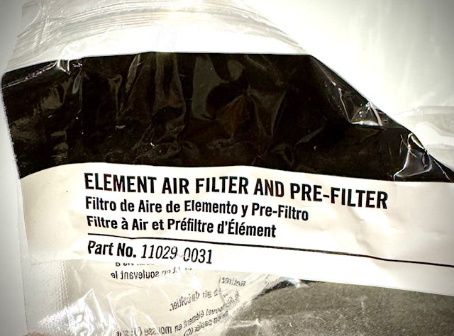 Kawasaki Air Filter With Pre-Filter, 11029-0031