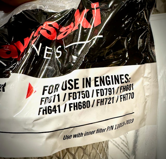 Kawasaki Element Air Filter, 11013-7020