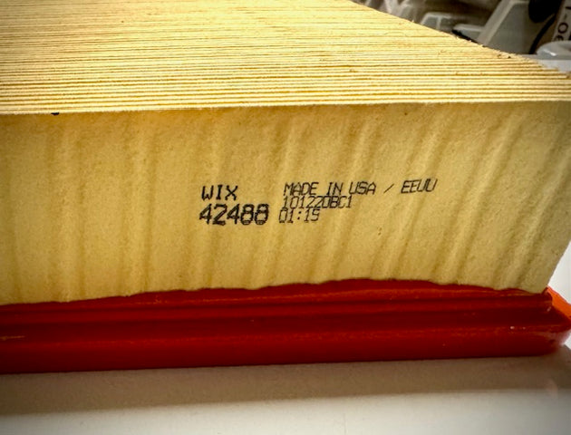 WIX GMC Air Filter, 42488