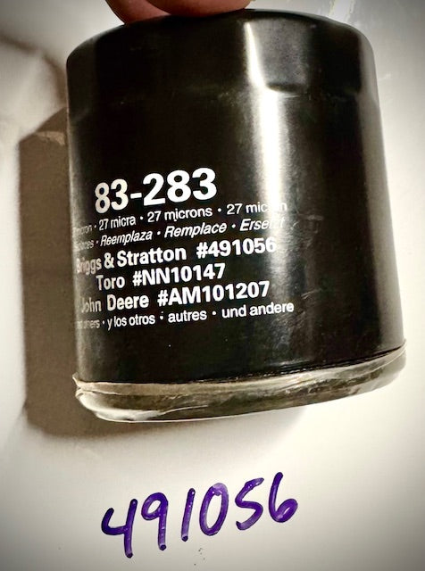 Briggs and Stratton oil filter