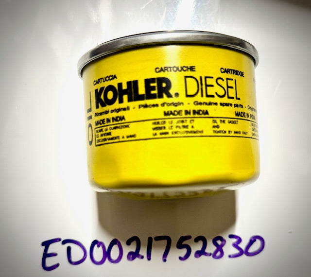 Kohler Diesel Oil Filter, ED0021752830-S