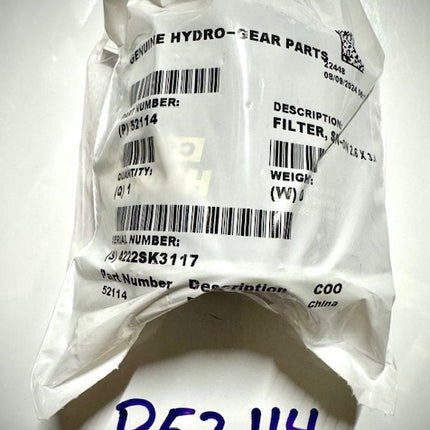 Hyd Spin On Filter, P52114, 52114