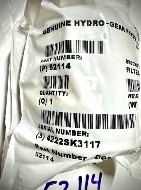 Hyd Spin On Filter, P52114, 52114