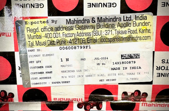 Mahindra Air Filter Element, Outer, 006008799F1