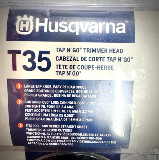 Husqvarna T35 Universal Head with Line, 537388101