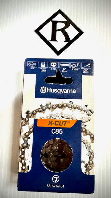 Husqvarna 24" Replacement Chain, C85 3/8, .058, 84DL, 581626984