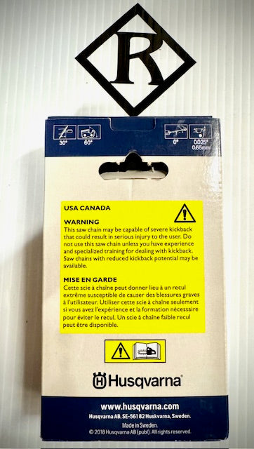 Husqvarna 24" Replacement Chain, C85 3/8, .058, 84DL, 581626984