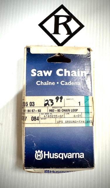 Husqvarna 28" Replacement Chain, H82-93 3/8, .050, 501846793
