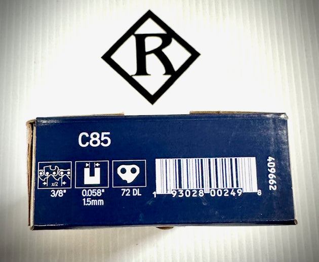 Husqvarna 20" Replacement Chain, C85 3/8 .058 72DL, 581626972