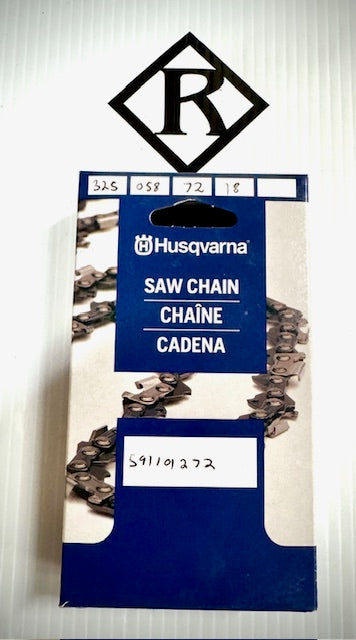 Husqvarna 18" Replacement Chain, H21-72 .325 .058, 591101272