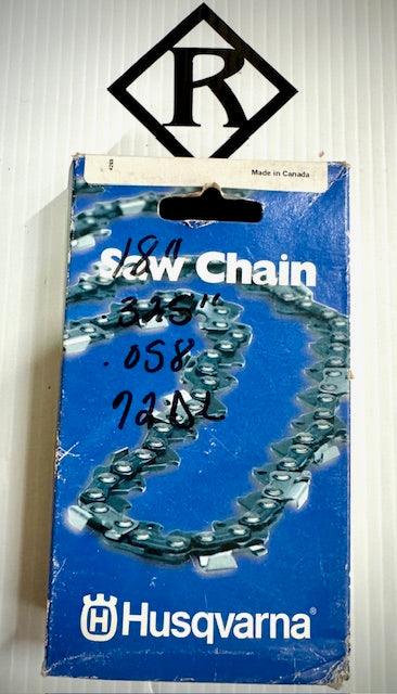 Husqvarna 18" Replacement Chain, H25-72 .325 .058, 501840472