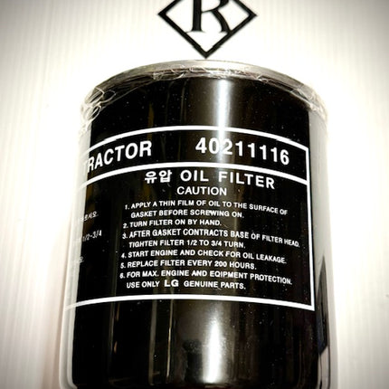 LS Tractor Hydraulic Oil Filter, 40211116