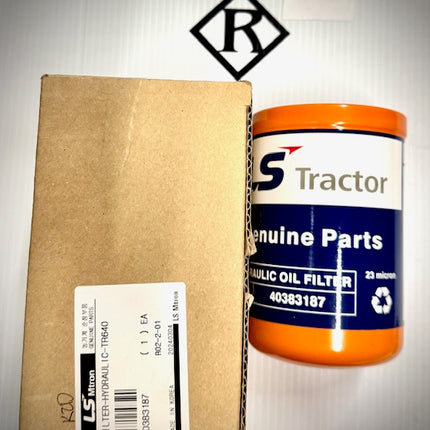 LS Tractor Hydraulic Oil Filter, TR640, 40383187