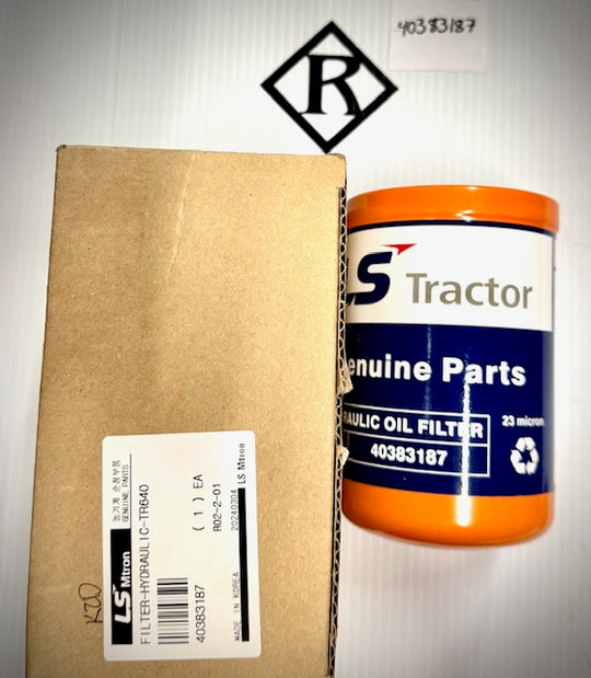 LS Tractor Hydraulic Oil Filter, TR640, 40383187