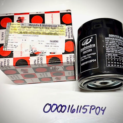 Mahindra Oil Filter, 000016115P04