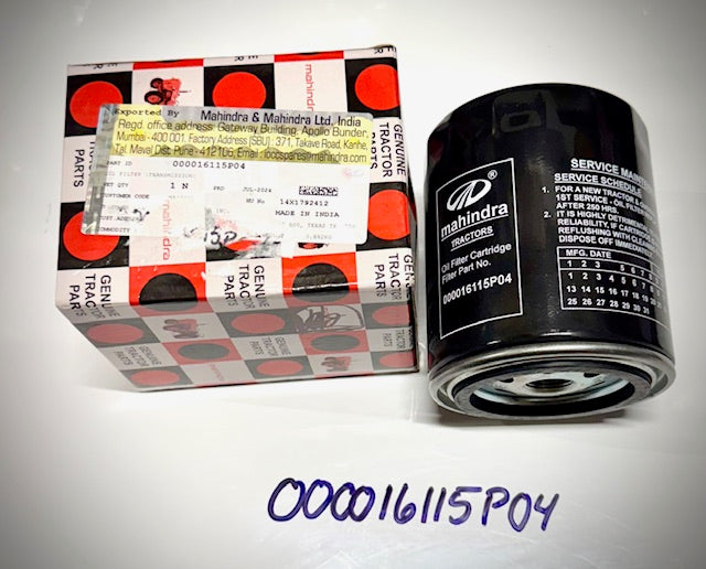 Mahindra Oil Filter, 000016115P04