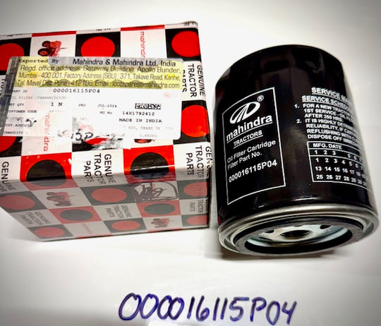 Mahindra Oil Filter, 000016115P04