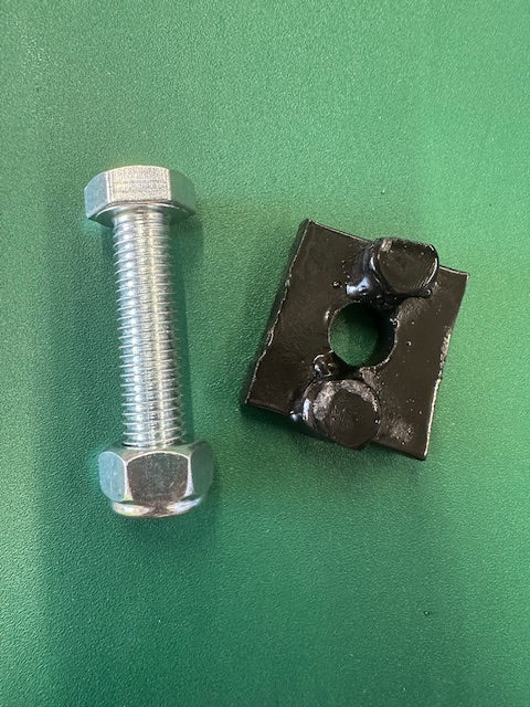 Tonutti / Wolagri Rake Wheel Cap, S95AR001 Tedder Tine Clips with Bolt/Nut, 50606100