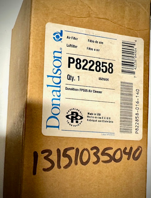 TYM Inner Air Filter, P822858, 13151035040