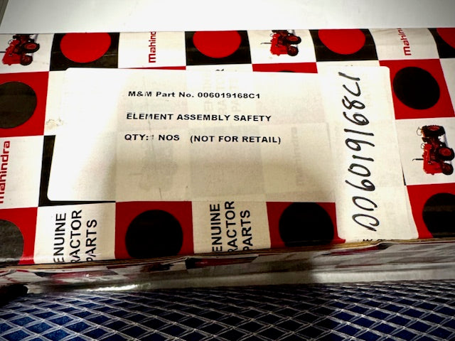 Mahindra Air Cleaner Filter, Inner, 006019168C1