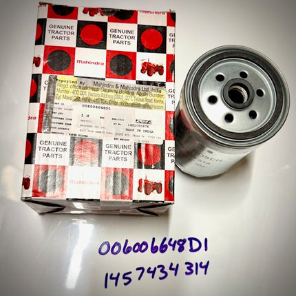 Mahindra Fuel Filter, 1457434314, 006006648D1