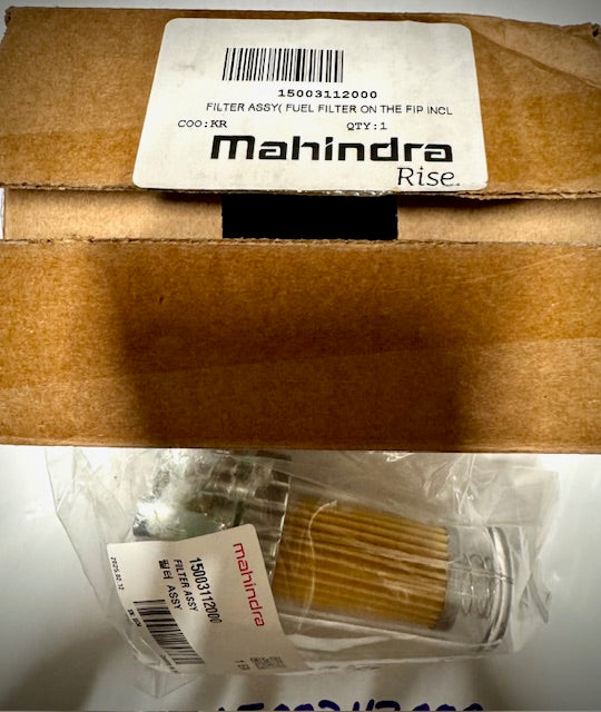 Mahindra Fuel Filter Assembly, 15003112000