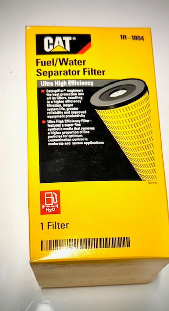 Cat Fabick Fuel Water Separator Filter, 1R1804