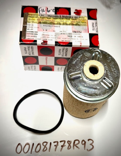 Mahindra Secondary Fuel Filter Element, 001081778R93