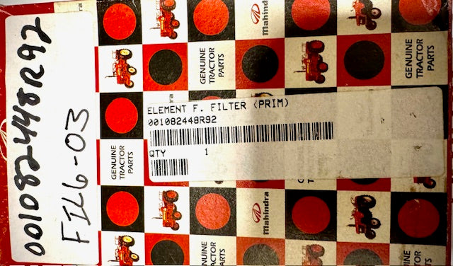 Mahindra Primary Fuel Filter Element, 001082448R92