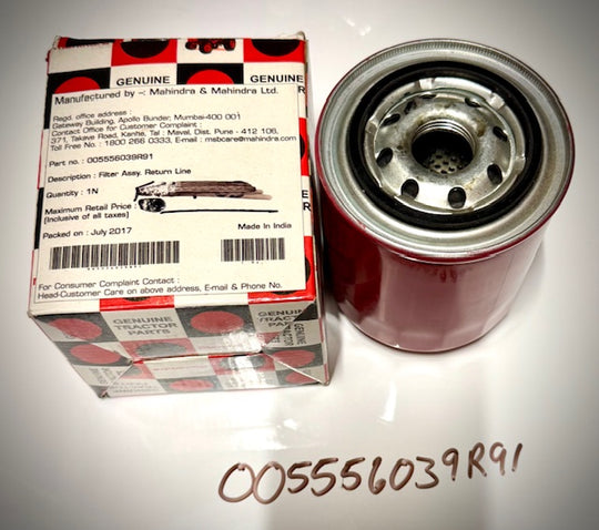 Mahindra Return Line Hydraulic Oil Filter, 005556039R91