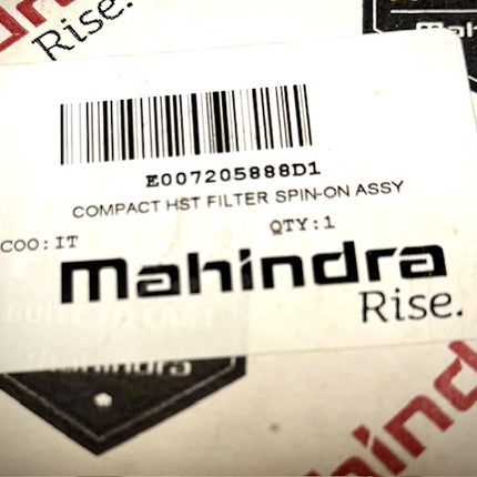 Mahindra Compact HST Filter, E007205888D1