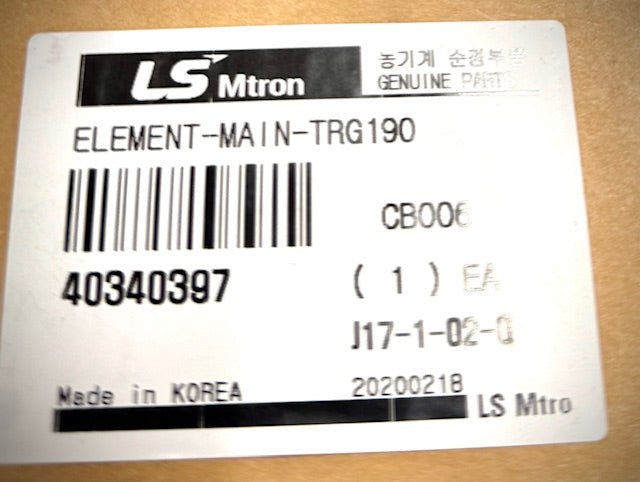 LS Tractor Main Element, 40340397