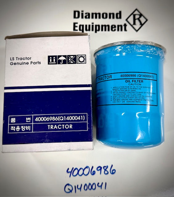 LS Tractor Oil Filter, 40006986