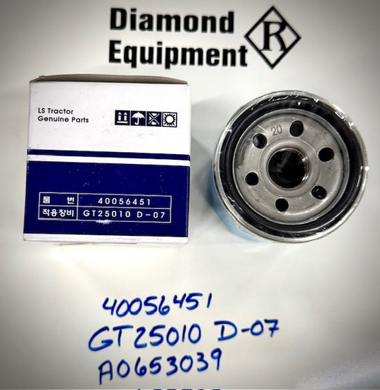 LS Tractors Oil Filter, A0653039, 40056451