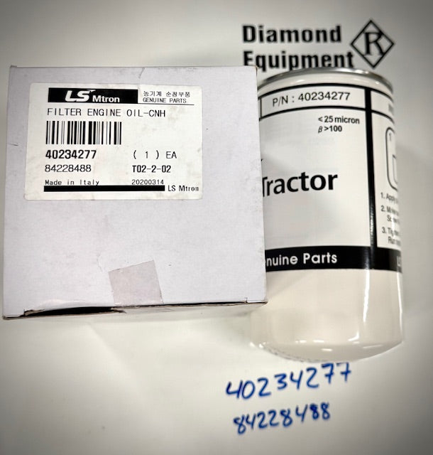 LS Tractor Engine Oil Filter CNH, P7040, 40234277