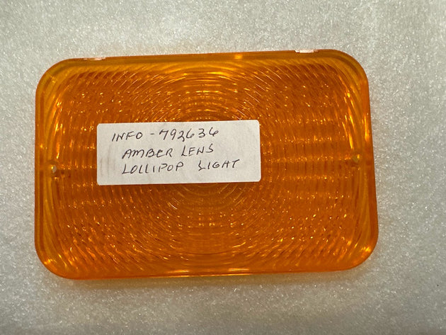 Amber Lens Lollipop Light, 792636