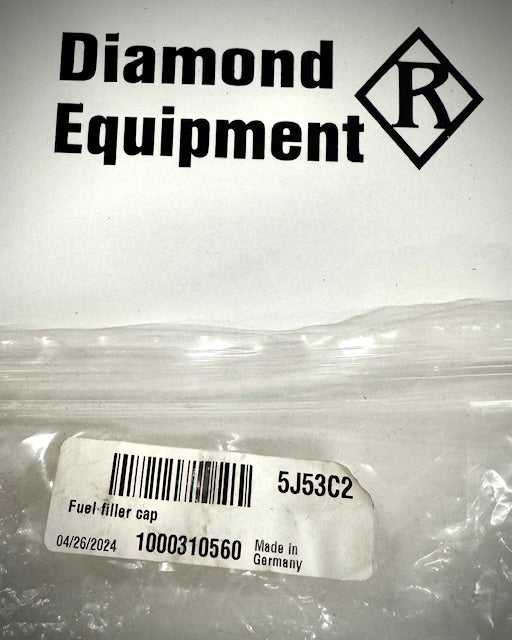 Wacker Neuson Diesel Fuel Filler Lock Cap, 1000310560