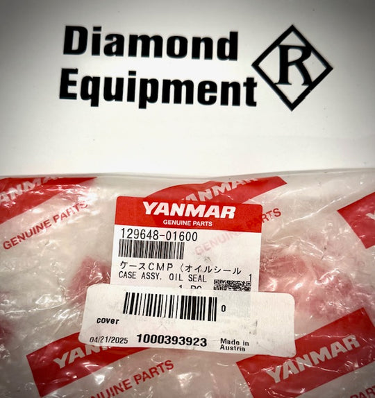 Yanmar Wacker Neuson Case Cover, Oil Seal Assembly, 1000393923