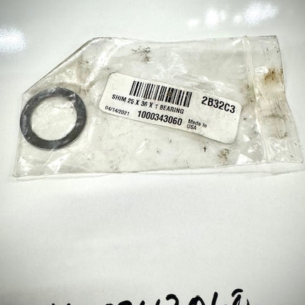 Wacker Neuson Shim 25x36x1 Bearing, 1000343060