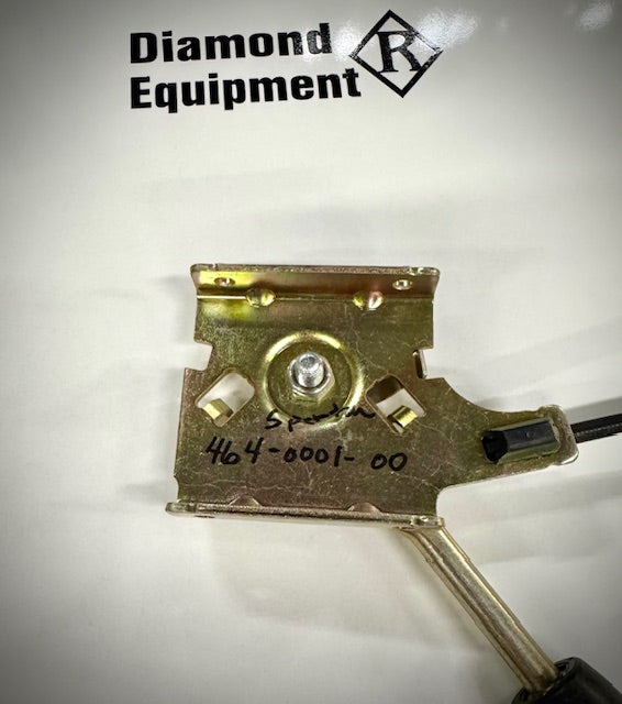 Spartan Mower Throttle Cable Assembly with Handle, 464-0001-00