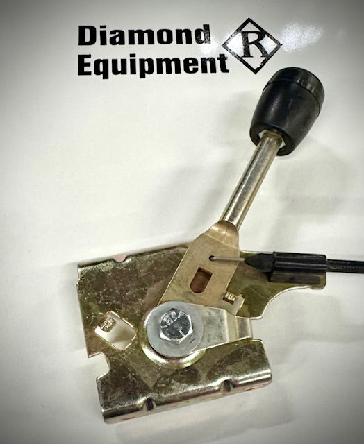 Spartan Mower Throttle Cable Assembly with Handle, 464-0001-00