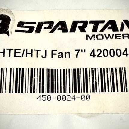 Spartan HTE HTJ Fan, 7in CCW, 450-0024-00
