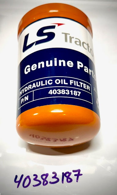 LS Tractor Hydraulic Oil Filter, TR640, 40383187